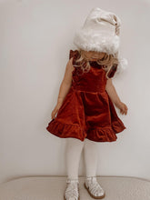 Load image into Gallery viewer, Corduroy Christmas Dress PRE ORDER EST DISPATCH LATE OCT