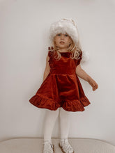 Load image into Gallery viewer, Corduroy Christmas Dress PRE ORDER EST DISPATCH LATE OCT