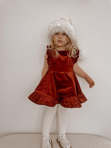 Corduroy Christmas Dress PRE ORDER EST DISPATCH LATE OCT