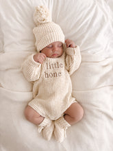 Load image into Gallery viewer, &#39;Little Honey&#39; Chunky Knit Romper - Honey