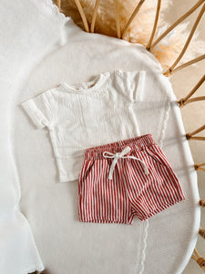 Candy Stripe Shorts (PRE ORDER EST DISPATCH LATE OCT)