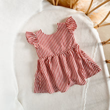 Load image into Gallery viewer, Candy Stripe Bow Dress