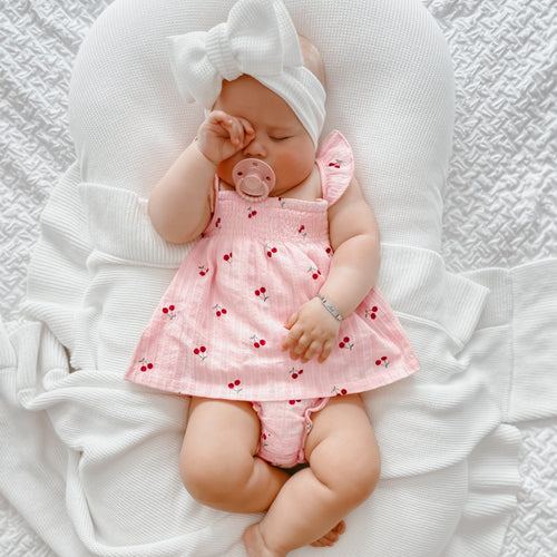 Pink Cherry Romper