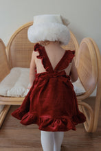 Load image into Gallery viewer, Corduroy Christmas Dress PRE ORDER EST DISPATCH LATE OCT