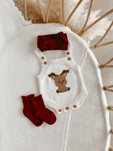 Load image into Gallery viewer, Reindeer Singlet Knit Romper