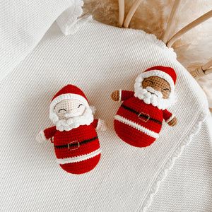 Santa Claus Crochet Rattle