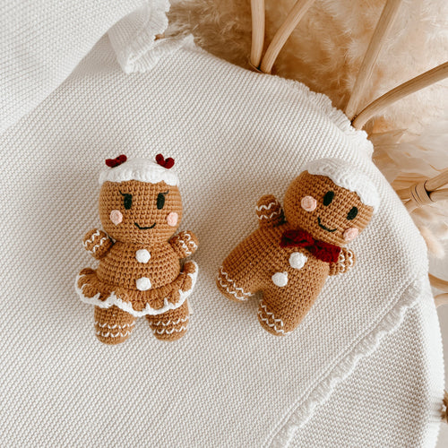 Gingerbread Crochet Rattle