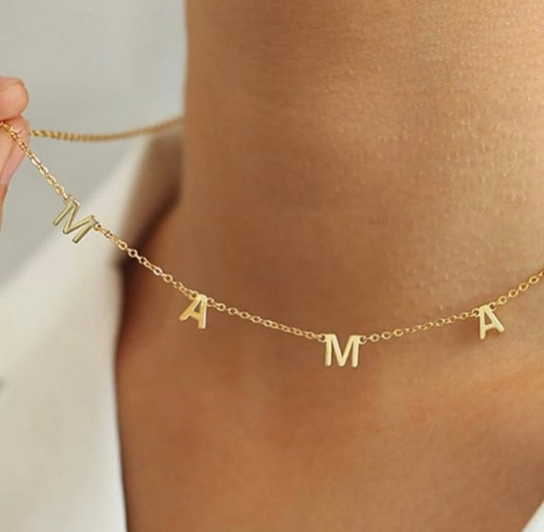 MAMA Necklace - 18K Gold Plated