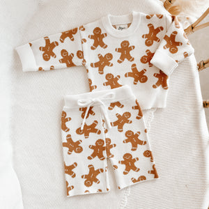 Gingerbread 2 Piece Set - Long Sleeve