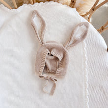 Load image into Gallery viewer, Bunny Ear Knit Bonnet - Fawn