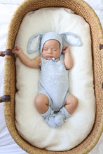 Load image into Gallery viewer, &#39;My First Easter&#39; Singlet Knit Romper - Powder Blue