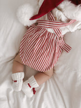 Load image into Gallery viewer, Candy Stripe Cross Back Romper