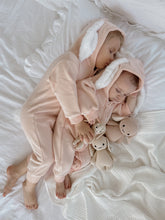 Load image into Gallery viewer, &#39;Little Bunny&#39; Hoodie Zip Romper - Pink