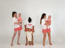 Load image into Gallery viewer, &#39;Mama Club&#39; Tee - Red &amp; White