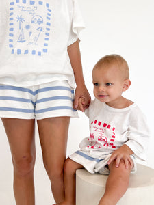 Kids 'Favourite Days' Tee - White & Red