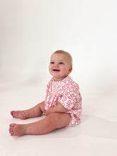 Load image into Gallery viewer, Candy Heart Slouch Romper - Red &amp; White