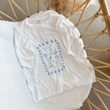 Load image into Gallery viewer, Ladies &#39;Favourite Days&#39; Tee - White &amp; Blue