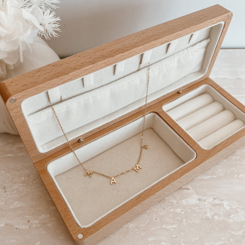 Personalised Jewellery Box + MAMA necklace bundle