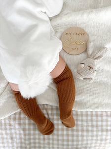 Brown Socks (Frill or Scrunch)