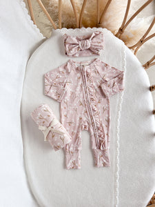 Bamboo Swaddle - Blushing Blooms