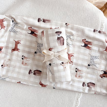 Load image into Gallery viewer, Bamboo Swaddle - Puppy Picnic