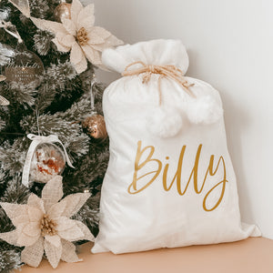 Personalised christmas sack sale