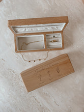 Load image into Gallery viewer, Personalised Wooden Jewellery Box