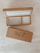 Load image into Gallery viewer, Personalised Wooden Jewellery Box