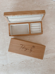 Personalised Wooden Jewellery Box