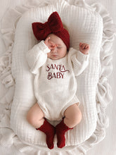 Load image into Gallery viewer, &#39;Santa Baby&#39; Long Sleeve Knit Romper