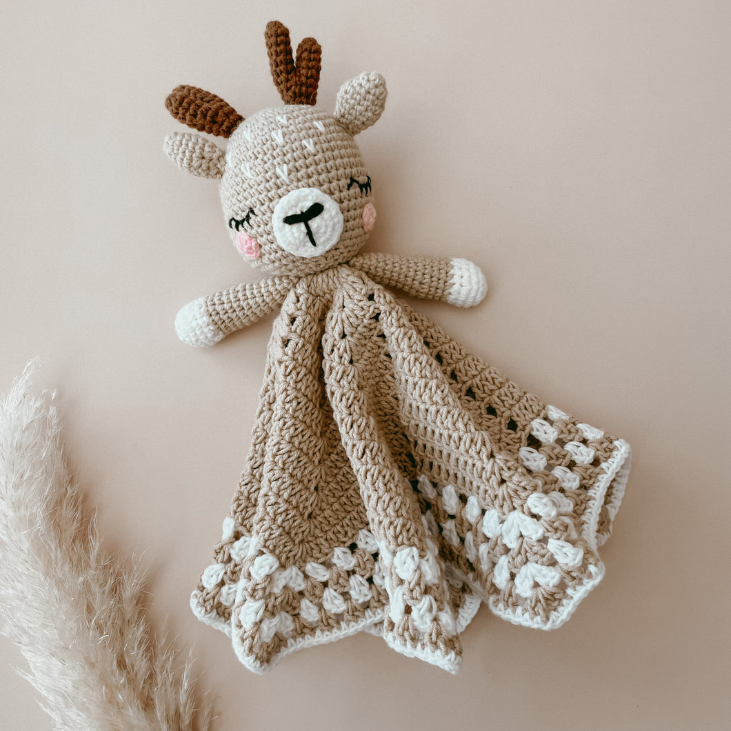 Fawn - Heirloom Crochet Lovey Comforter