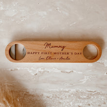 Load image into Gallery viewer, Personalised Wooden Bottle Opener - Mother&#39;s Day
