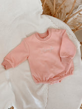 Load image into Gallery viewer, Personalised Long Sleeve Bubble Romper - Fairy Floss