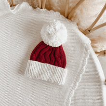 Load image into Gallery viewer, Santa Baby Singlet Knit Bundle - Beanie &amp; Booties (PRE ORDER EST DISPATCH LATE OCT)