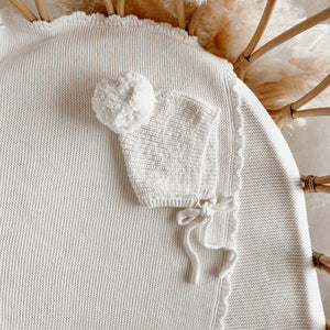 Chunky Knit Bonnet