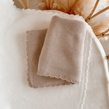 Load image into Gallery viewer, Heirloom Scallop Knit Blanket