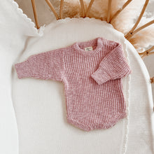 Load image into Gallery viewer, Chunky Knit Romper - Lilac