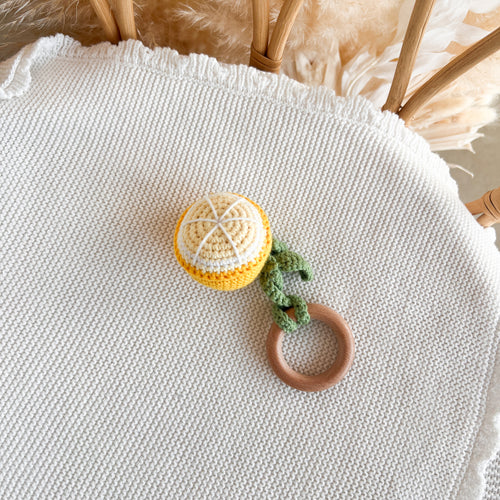 Lemon Crochet Rattle