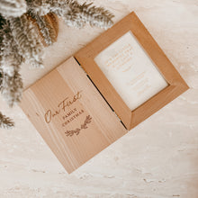 Load image into Gallery viewer, SALE &#39;Our First Family Christmas&#39; Wooden Photo Frame