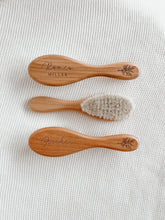 Load image into Gallery viewer, Personalised Wooden Baby Brush