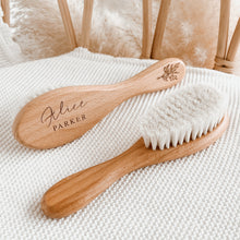 Load image into Gallery viewer, Personalised Wooden Baby Brush