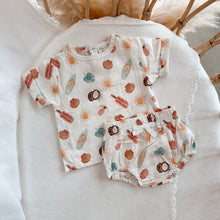 Load image into Gallery viewer, Sunny Daze Tee &amp; Bloomer Set