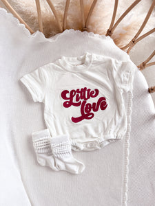 Valentine's 'Little Love' Bubble Romper