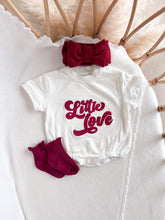 Load image into Gallery viewer, Valentine&#39;s &#39;Little Love&#39; Bubble Romper