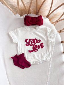 Valentine's 'Little Love' Bubble Romper