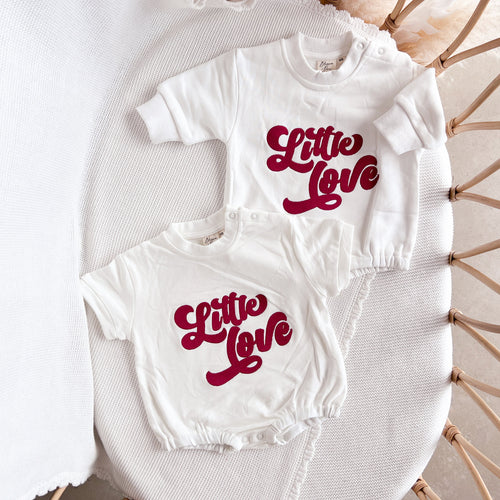 Valentine's 'Little Love' Bubble Romper