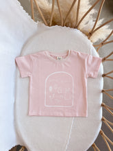 Load image into Gallery viewer, &#39;Little Bunny&#39; Slouch Romper OR Tee - Peach (NB-7Y)