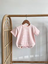 Load image into Gallery viewer, &#39;Little Bunny&#39; Slouch Romper OR Tee - Peach (NB-7Y)