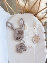 Load image into Gallery viewer, Personalised &#39;First Easter 2025&#39; Acrylic Plaque (Bow) - Etched Name