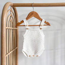 Load image into Gallery viewer, Lamb Singlet Knit Romper - Milk